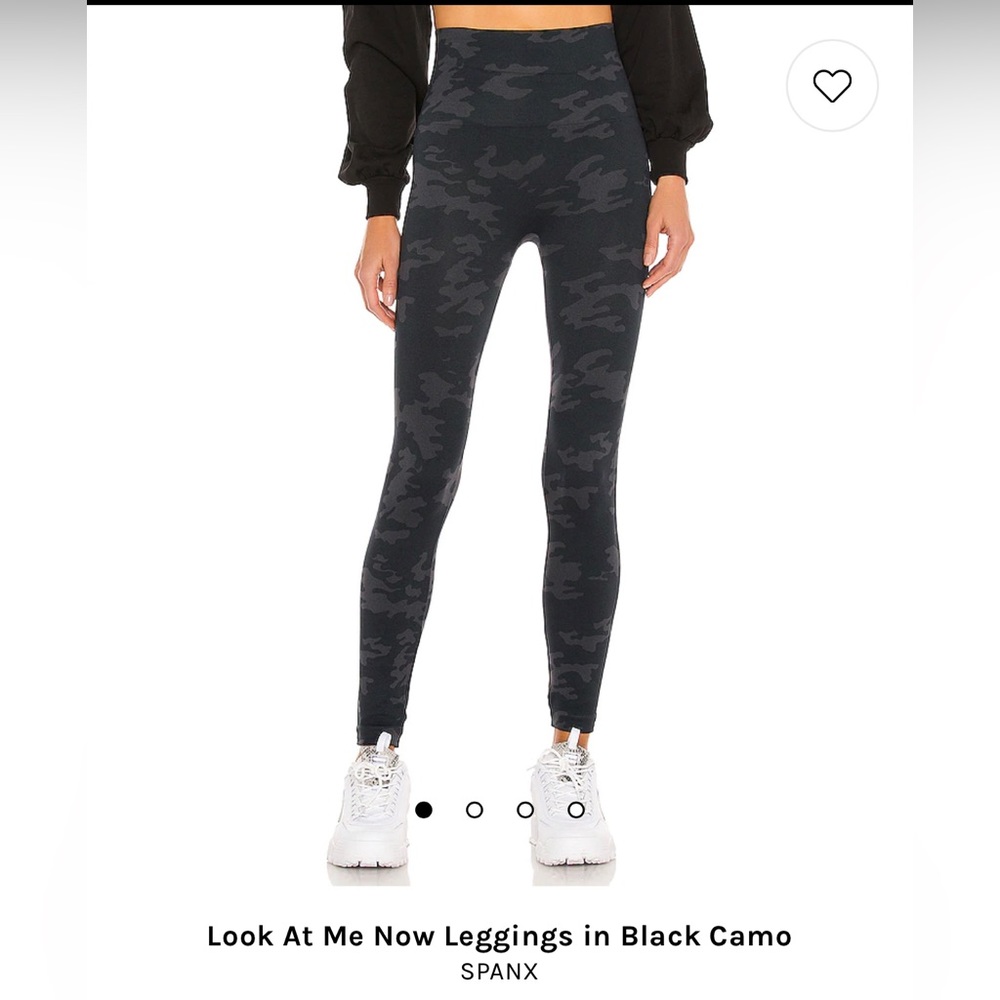 Spanx Look At Me Now Camo Leggings